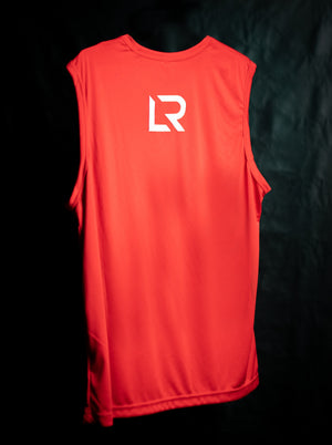 Revive Red Sleeveless Tee